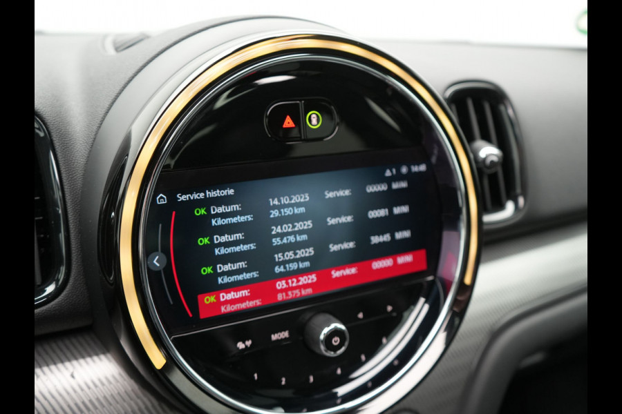MINI Countryman 1.5 Cooper S E ALL4 MINI Yours PHEV 220pk Dealer O.H | Panodak | Adaptive Cruise | Head Up | Lederen Sportstoelen Verwarmd | 19"L.M | Camera | Sfeerverlichting | Keyless | Apple Carplay | Plug In Hybrid