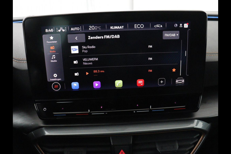 CUPRA Leon 1.4 eHybrid | Panoramadak | Stoelverwarming | Leder | Carplay | Adaptive cruise | Camera | Navigatie | Park Assist | Sportstoelen | Full LED | Sfeerverlichting | PHEV | Plug In