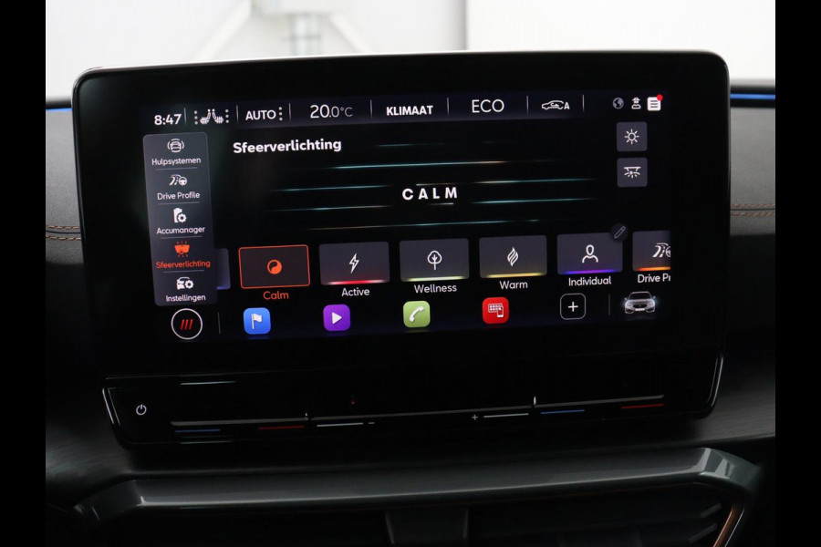 CUPRA Leon 1.4 eHybrid | Panoramadak | Stoelverwarming | Leder | Carplay | Adaptive cruise | Camera | Navigatie | Park Assist | Sportstoelen | Full LED | Sfeerverlichting | PHEV | Plug In