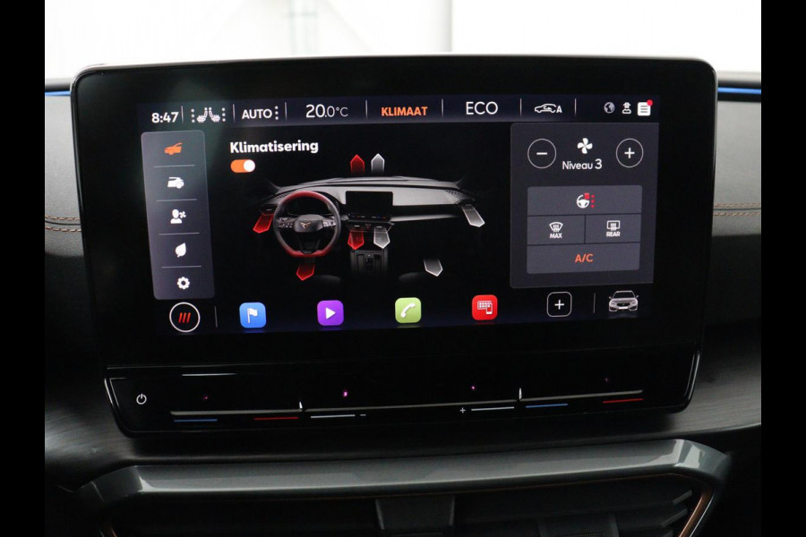 CUPRA Leon 1.4 eHybrid | Panoramadak | Stoelverwarming | Leder | Carplay | Adaptive cruise | Camera | Navigatie | Park Assist | Sportstoelen | Full LED | Sfeerverlichting | PHEV | Plug In