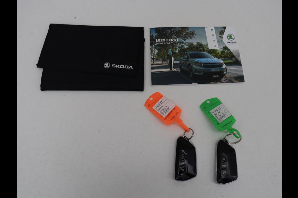 Škoda ENYAQ iV 60 | SOH 90% | Half leder | Carplay | Navigatie | Sfeerverlichting | Parkeerhulp | Full LED | Cruise control | Climate control