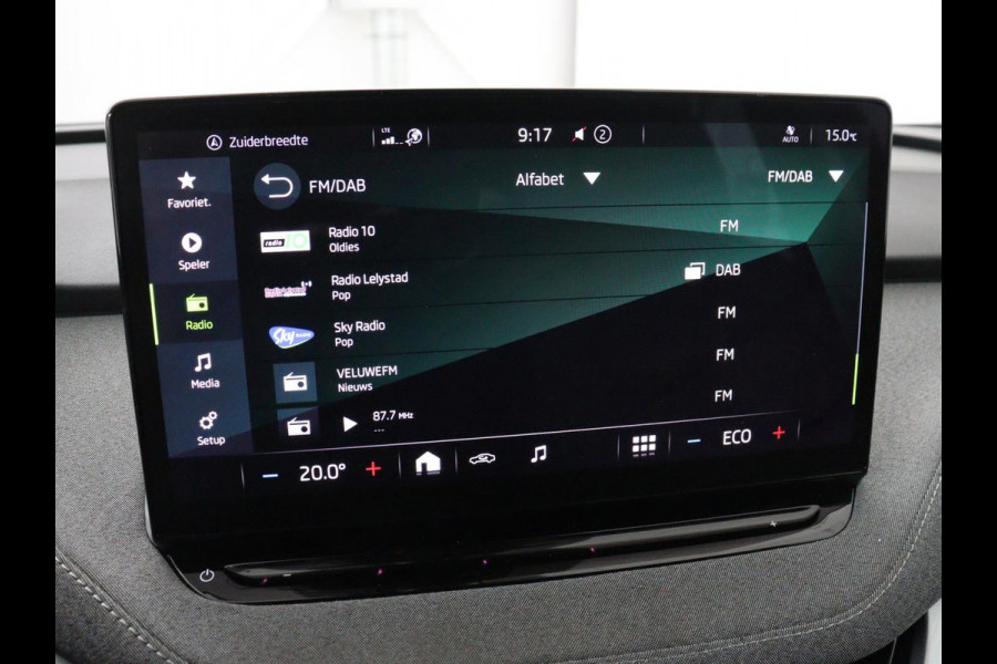 Škoda ENYAQ iV 60 | SOH 90% | Half leder | Carplay | Navigatie | Sfeerverlichting | Parkeerhulp | Full LED | Cruise control | Climate control