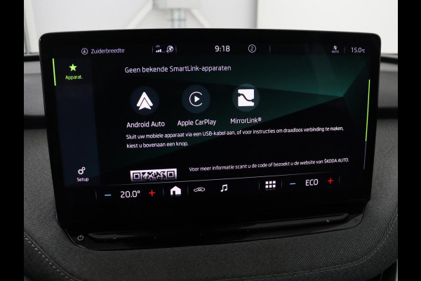 Škoda ENYAQ iV 60 | SOH 90% | Half leder | Carplay | Navigatie | Sfeerverlichting | Parkeerhulp | Full LED | Cruise control | Climate control