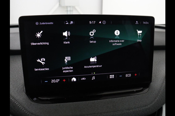 Škoda ENYAQ iV 60 | SOH 90% | Half leder | Carplay | Navigatie | Sfeerverlichting | Parkeerhulp | Full LED | Cruise control | Climate control