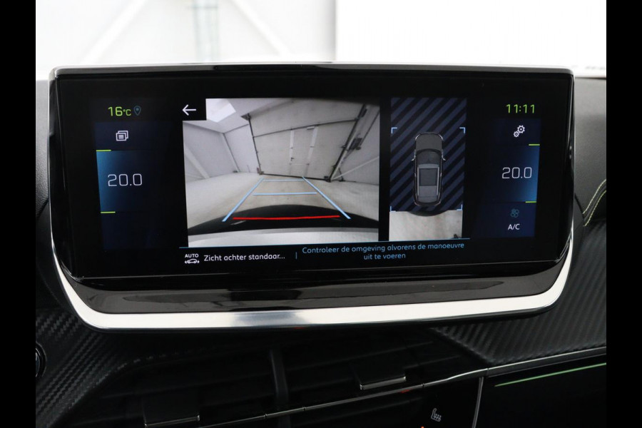 Peugeot e-2008 EV GT 50 kWh | SOH 91% | 3 Fase | Panoramadak | Leder/Alcantara | Adaptive cruise | Carplay | 18'' | Camera | Navigatie | Climate control | Dodehoek detectie | Cruise control