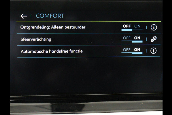 Peugeot e-2008 EV GT 50 kWh | SOH 91% | 3 Fase | Panoramadak | Leder/Alcantara | Adaptive cruise | Carplay | 18'' | Camera | Navigatie | Climate control | Dodehoek detectie | Cruise control