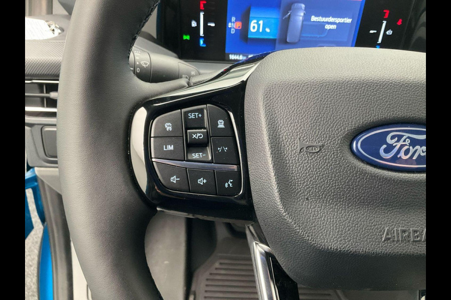 Ford E-Transit Cust. 320 L2H1 Limited 65 kWh 218pk | Wegklapbare Trekhaak | Adaptieve Cruise | Navigatie | BESTICKERING WORDT VERWIJDERD | Stoel/stuurverwarming
