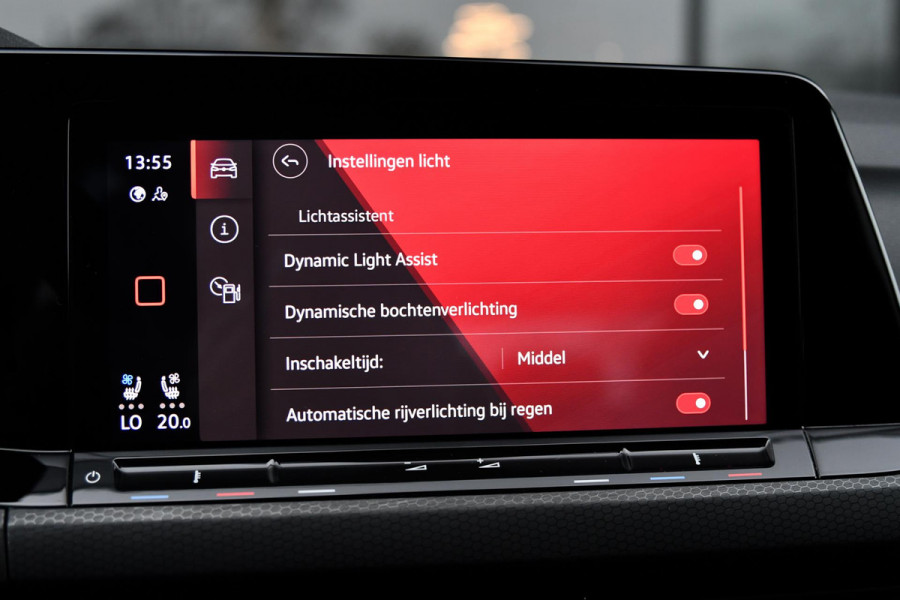 Volkswagen Golf 2.0 GTD. Leder, Koeling, Memory, HUD, Keyless, Camera, H/K, ACC, Stuurvw, IQ Light, Trekh, Sfeer, CarPlay!