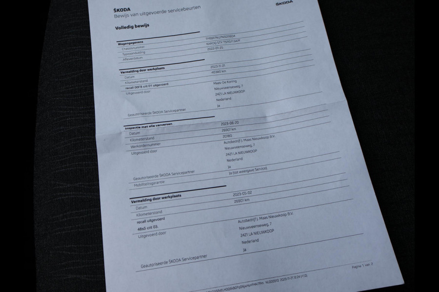 Škoda Karoq 1.5 TSI ACT 150 PK AUT. + WEGKL. TREKHAAK | CANTON | ADAPTIVE CRUISE | STOELVERW. | CAMERA