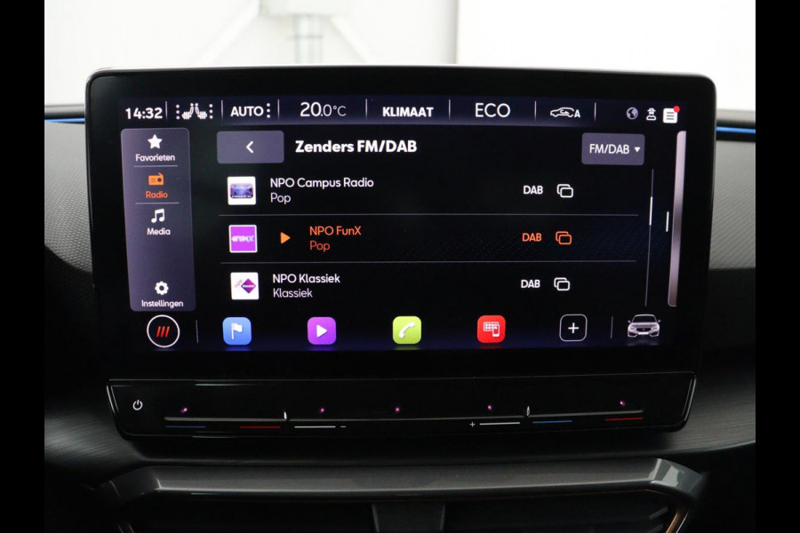 CUPRA Leon 1.4 eHybrid | Stoelverwarming | Adaptive cruise | Navigatie | Sportstoelen | Stuurverwarming | Parkeerhulp | Full LED | Keyless | Half leder | PHEV | Plug In