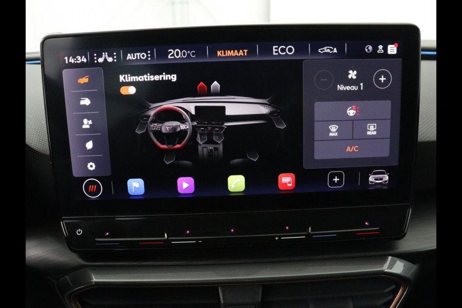 CUPRA Leon 1.4 eHybrid | Stoelverwarming | Adaptive cruise | Navigatie | Sportstoelen | Stuurverwarming | Parkeerhulp | Full LED | Keyless | Half leder | PHEV | Plug In