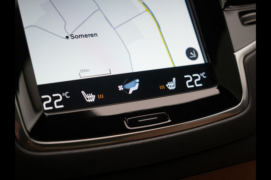 Volvo XC90 T8 Twin Engine AWD Inscription 7 Persoons Plug In Hybrid 394pk Dealer O.H. PHEV | Panodak | Adaptive Cruise | Luxe Lederen Sportstoelen Memory & Verwarmd | 360 Camera | Head Up | Harman Kardon | Apple Carplay | Blis | Virtual | Navigatie | 21"L.M |