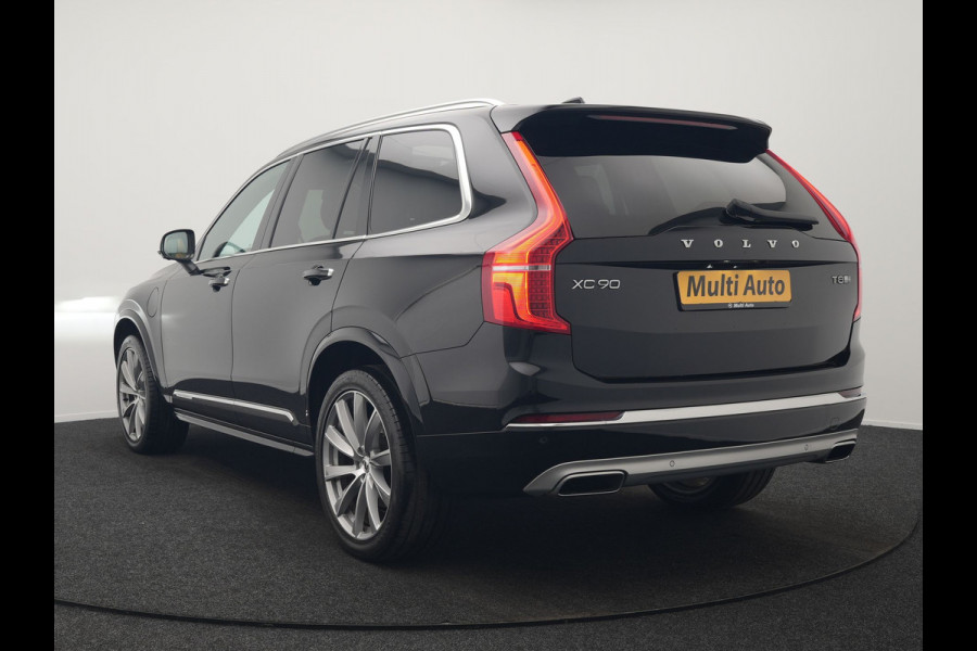 Volvo XC90 T8 Twin Engine AWD Inscription 7 Persoons Plug In Hybrid 394pk Dealer O.H. PHEV | Panodak | Adaptive Cruise | Luxe Lederen Sportstoelen Memory & Verwarmd | 360 Camera | Head Up | Harman Kardon | Apple Carplay | Blis | Virtual | Navigatie | 21"L.M |