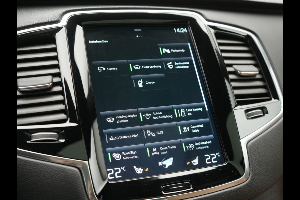 Volvo XC90 T8 Twin Engine AWD Inscription 7 Persoons Plug In Hybrid 394pk Dealer O.H. PHEV | Panodak | Adaptive Cruise | Luxe Lederen Sportstoelen Memory & Verwarmd | 360 Camera | Head Up | Harman Kardon | Apple Carplay | Blis | Virtual | Navigatie | 21"L.M |