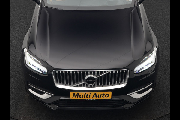 Volvo XC90 T8 Twin Engine AWD Inscription 7 Persoons Plug In Hybrid 394pk Dealer O.H. PHEV | Panodak | Adaptive Cruise | Luxe Lederen Sportstoelen Memory & Verwarmd | 360 Camera | Head Up | Harman Kardon | Apple Carplay | Blis | Virtual | Navigatie | 21"L.M |