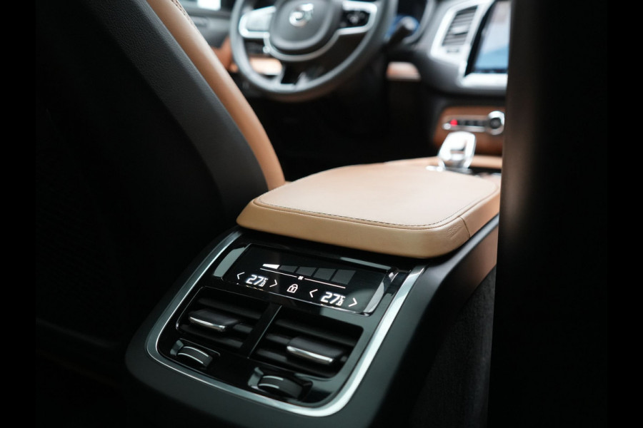 Volvo XC90 T8 Twin Engine AWD Inscription 7 Persoons Plug In Hybrid 394pk Dealer O.H. PHEV | Panodak | Adaptive Cruise | Luxe Lederen Sportstoelen Memory & Verwarmd | 360 Camera | Head Up | Harman Kardon | Apple Carplay | Blis | Virtual | Navigatie | 21"L.M |
