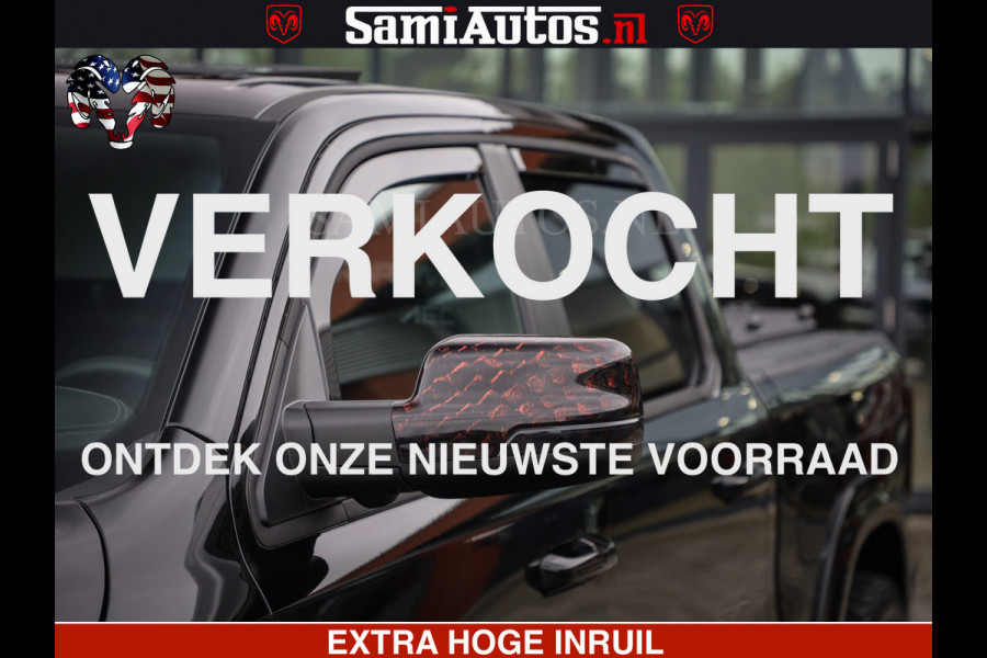 Dodge Ram COBRA EDITION | 1500 Limited Night High Output 540HP 706Nm | Massage + Full Option | De Meest Luxe en Volle Pick-Up in zijn Klas Comfortabele Dubbele Cabine met Royale 5 Zitplaatsen | BPM vrij | Nu Leverbaar uit Voorraad | Voorraad Nr 2292 - 5178 | Cobra package is meerprijs |