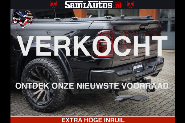 Dodge Ram COBRA EDITION | 1500 Limited Night High Output 540HP 706Nm | Massage + Full Option | De Meest Luxe en Volle Pick-Up in zijn Klas Comfortabele Dubbele Cabine met Royale 5 Zitplaatsen | BPM vrij | Nu Leverbaar uit Voorraad | Voorraad Nr 2292 - 5178 | Cobra package is meerprijs |