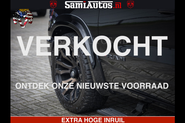 Dodge Ram COBRA EDITION | 1500 Limited Night High Output 540HP 706Nm | Massage + Full Option | De Meest Luxe en Volle Pick-Up in zijn Klas Comfortabele Dubbele Cabine met Royale 5 Zitplaatsen | BPM vrij | Nu Leverbaar uit Voorraad | Voorraad Nr 2292 - 5178 | Cobra package is meerprijs |