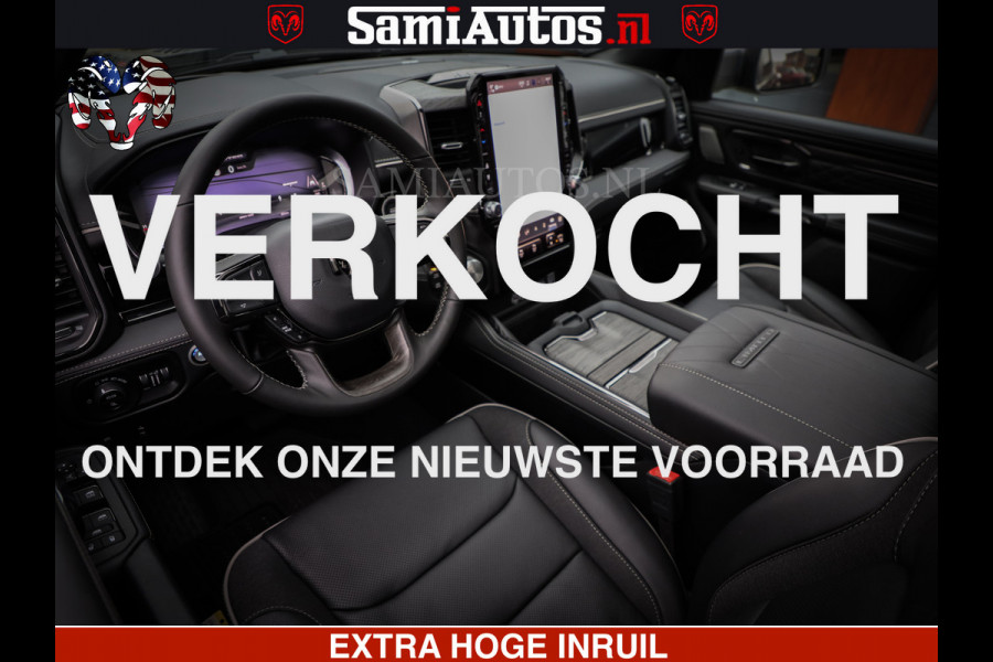 Dodge Ram COBRA EDITION | 1500 Limited Night High Output 540HP 706Nm | Massage + Full Option | De Meest Luxe en Volle Pick-Up in zijn Klas Comfortabele Dubbele Cabine met Royale 5 Zitplaatsen | BPM vrij | Nu Leverbaar uit Voorraad | Voorraad Nr 2292 - 5178 | Cobra package is meerprijs |