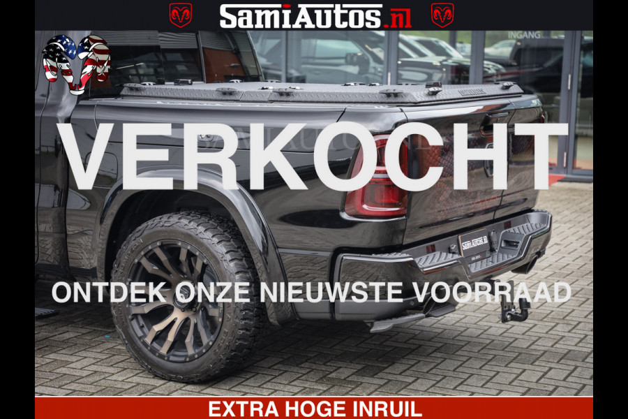 Dodge Ram COBRA EDITION | 1500 Limited Night High Output 540HP 706Nm | Massage + Full Option | De Meest Luxe en Volle Pick-Up in zijn Klas Comfortabele Dubbele Cabine met Royale 5 Zitplaatsen | BPM vrij | Nu Leverbaar uit Voorraad | Voorraad Nr 2292 - 5178 | Cobra package is meerprijs |