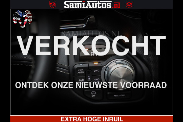 Dodge Ram COBRA EDITION | 1500 Limited Night High Output 540HP 706Nm | Massage + Full Option | De Meest Luxe en Volle Pick-Up in zijn Klas Comfortabele Dubbele Cabine met Royale 5 Zitplaatsen | BPM vrij | Nu Leverbaar uit Voorraad | Voorraad Nr 2292 - 5178 | Cobra package is meerprijs |