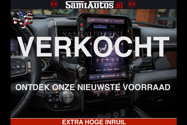 Dodge Ram COBRA EDITION | 1500 Limited Night High Output 540HP 706Nm | Massage + Full Option | De Meest Luxe en Volle Pick-Up in zijn Klas Comfortabele Dubbele Cabine met Royale 5 Zitplaatsen | BPM vrij | Nu Leverbaar uit Voorraad | Voorraad Nr 2292 - 5178 | Cobra package is meerprijs |