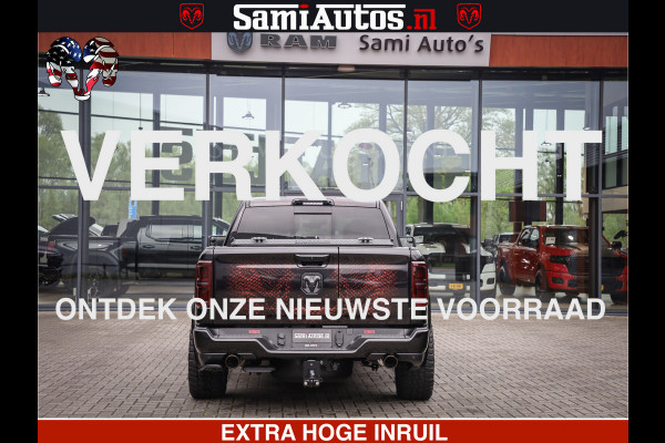 Dodge Ram COBRA EDITION | 1500 Limited Night High Output 540HP 706Nm | Massage + Full Option | De Meest Luxe en Volle Pick-Up in zijn Klas Comfortabele Dubbele Cabine met Royale 5 Zitplaatsen | BPM vrij | Nu Leverbaar uit Voorraad | Voorraad Nr 2292 - 5178 | Cobra package is meerprijs |