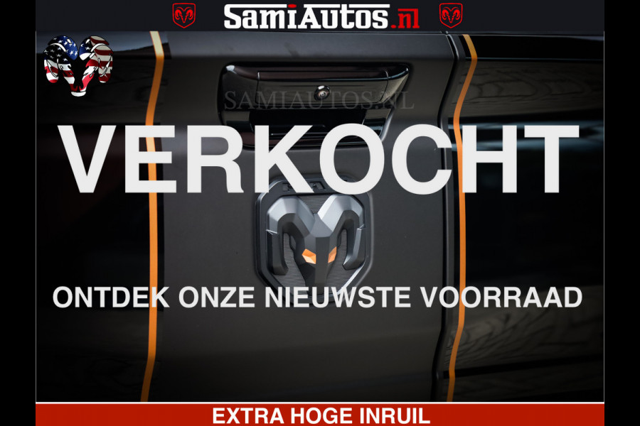 Dodge Ram 1500 Limited SPORT H.O 540HP 706Nm | Massage + Full Option | De Meest Luxe en Volle Pick-Up in zijn Klasse | Comfortabele Dubbele Cabine met Royale 5 Zitplaatsen | BPM vrij | Nu Leverbaar uit Voorraad | Voorraad Nr 2331