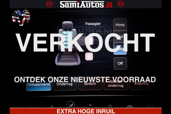 Dodge Ram 1500 Limited SPORT H.O 540HP 706Nm | Massage + Full Option | De Meest Luxe en Volle Pick-Up in zijn Klasse | Comfortabele Dubbele Cabine met Royale 5 Zitplaatsen | BPM vrij | Nu Leverbaar uit Voorraad | Voorraad Nr 2331