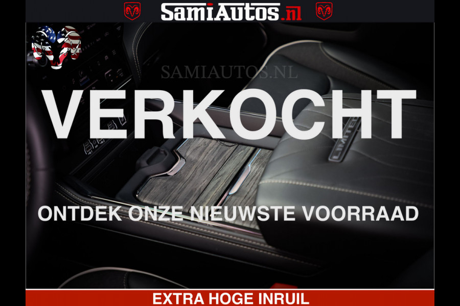 Dodge Ram 1500 Limited SPORT H.O 540HP 706Nm | Massage + Full Option | De Meest Luxe en Volle Pick-Up in zijn Klasse | Comfortabele Dubbele Cabine met Royale 5 Zitplaatsen | BPM vrij | Nu Leverbaar uit Voorraad | Voorraad Nr 2331