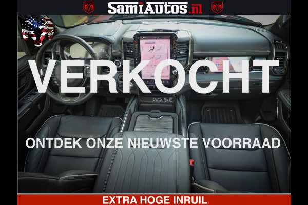 Dodge Ram 1500 Limited SPORT H.O 540HP 706Nm | Massage + Full Option | De Meest Luxe en Volle Pick-Up in zijn Klasse | Comfortabele Dubbele Cabine met Royale 5 Zitplaatsen | BPM vrij | Nu Leverbaar uit Voorraad | Voorraad Nr 2331