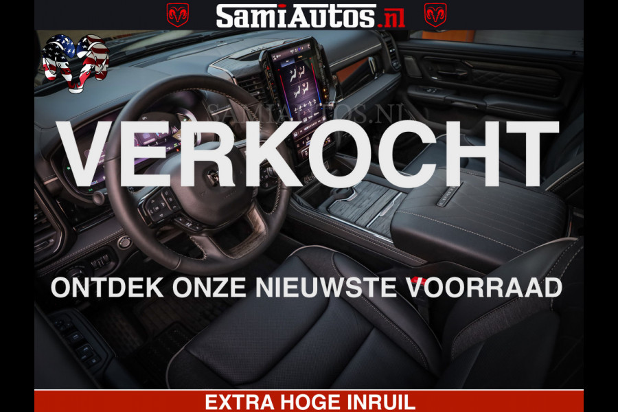Dodge Ram 1500 Limited Night High Output 540HP 706Nm | Massage + Full Option | De Meest Luxe en Volle Pick-Up in zijn Klasse | Comfortabele Dubbele Cabine met Royale 5 Zitplaatsen | BPM vrij | Nu Leverbaar uit Voorraad | Voorraad Nr 2320 - 5138