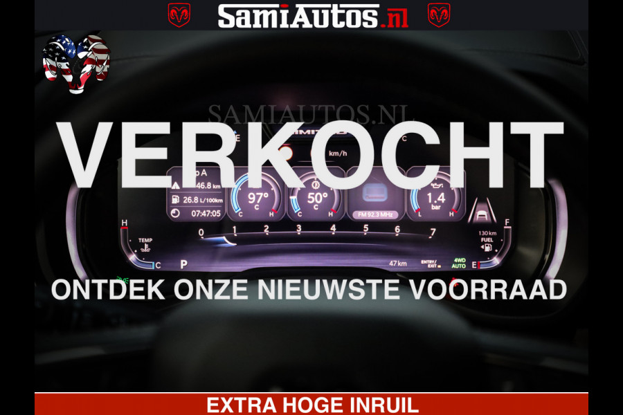 Dodge Ram 1500 Limited Night High Output 540HP 706Nm | Massage + Full Option | De Meest Luxe en Volle Pick-Up in zijn Klasse | Comfortabele Dubbele Cabine met Royale 5 Zitplaatsen | BPM vrij | Nu Leverbaar uit Voorraad | Voorraad Nr 2320 - 5138