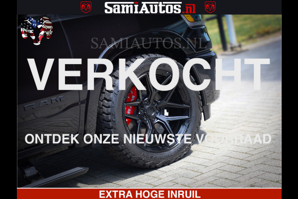 Dodge Ram 1500 Limited Night High Output 540HP 706Nm | Massage + Full Option | De Meest Luxe en Volle Pick-Up in zijn Klasse | Comfortabele Dubbele Cabine met Royale 5 Zitplaatsen | BPM vrij | Nu Leverbaar uit Voorraad | Voorraad Nr 2320 - 5138