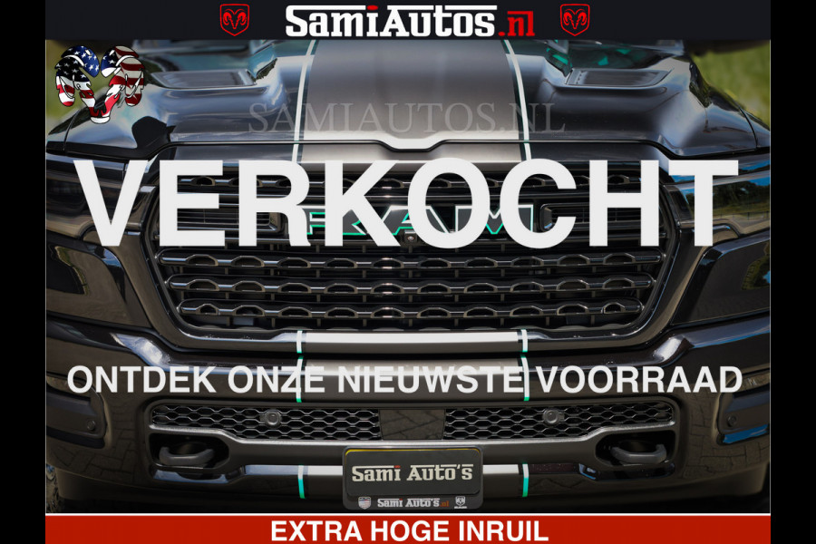 Dodge Ram 1500 Limited Night High Output 540HP 706Nm | Massage + Full Option | De Meest Luxe en Volle Pick-Up in zijn Klasse | Comfortabele Dubbele Cabine met Royale 5 Zitplaatsen | BPM vrij | Nu Leverbaar uit Voorraad | Voorraad Nr 2320 - 5138