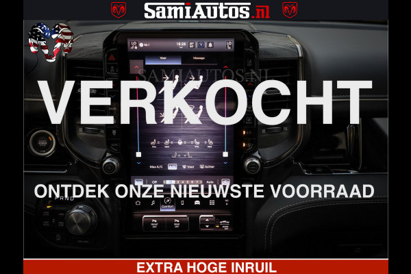 Dodge Ram 1500 Limited Night High Output 540HP 706Nm | Massage + Full Option | De Meest Luxe en Volle Pick-Up in zijn Klasse | Comfortabele Dubbele Cabine met Royale 5 Zitplaatsen | BPM vrij | Nu Leverbaar uit Voorraad | Voorraad Nr 2320 - 5138