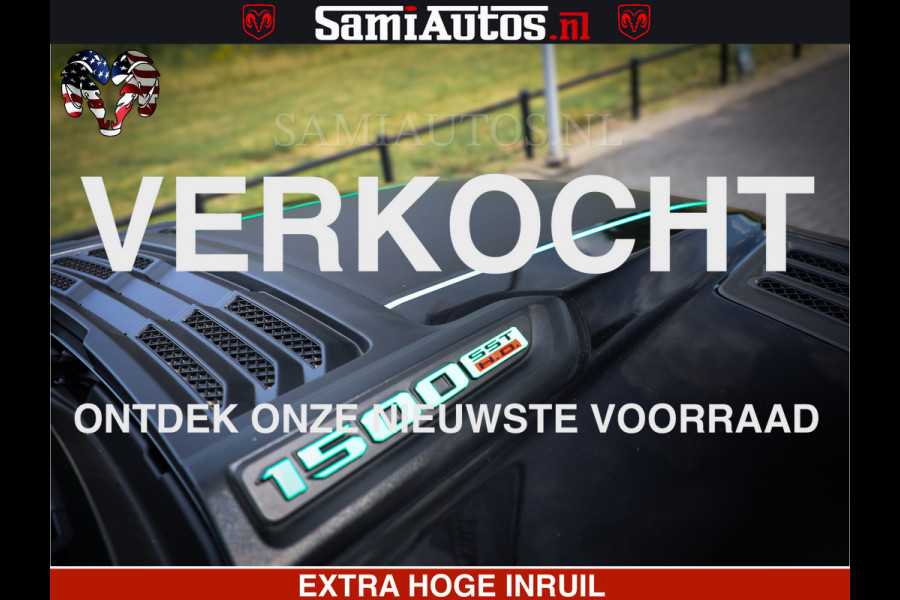 Dodge Ram 1500 Limited Night High Output 540HP 706Nm | Massage + Full Option | De Meest Luxe en Volle Pick-Up in zijn Klasse | Comfortabele Dubbele Cabine met Royale 5 Zitplaatsen | BPM vrij | Nu Leverbaar uit Voorraad | Voorraad Nr 2320 - 5138