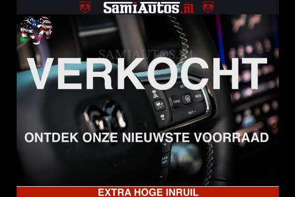 Dodge Ram 1500 Limited Night High Output 540HP 706Nm | Massage + Full Option | De Meest Luxe en Volle Pick-Up in zijn Klasse | Comfortabele Dubbele Cabine met Royale 5 Zitplaatsen | BPM vrij | Nu Leverbaar uit Voorraad | Voorraad Nr 2320 - 5138