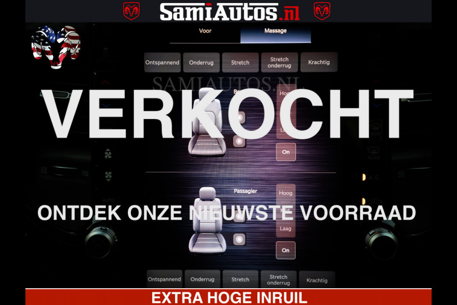Dodge Ram 1500 Limited Night High Output 540HP 706Nm | Massage + Full Option | De Meest Luxe en Volle Pick-Up in zijn Klasse | Comfortabele Dubbele Cabine met Royale 5 Zitplaatsen | BPM vrij | Nu Leverbaar uit Voorraad | Voorraad Nr 2320 - 5138