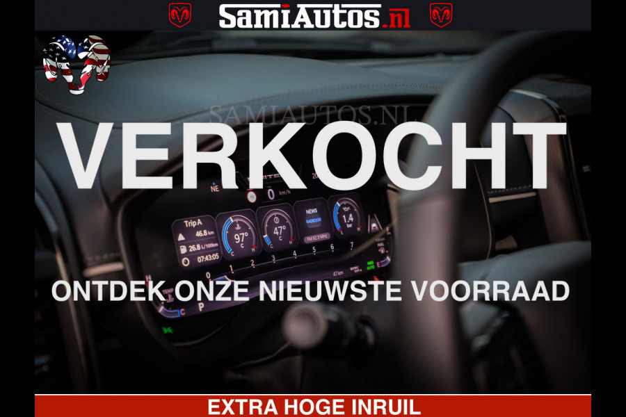 Dodge Ram 1500 Limited Night High Output 540HP 706Nm | Massage + Full Option | De Meest Luxe en Volle Pick-Up in zijn Klasse | Comfortabele Dubbele Cabine met Royale 5 Zitplaatsen | BPM vrij | Nu Leverbaar uit Voorraad | Voorraad Nr 2320 - 5138