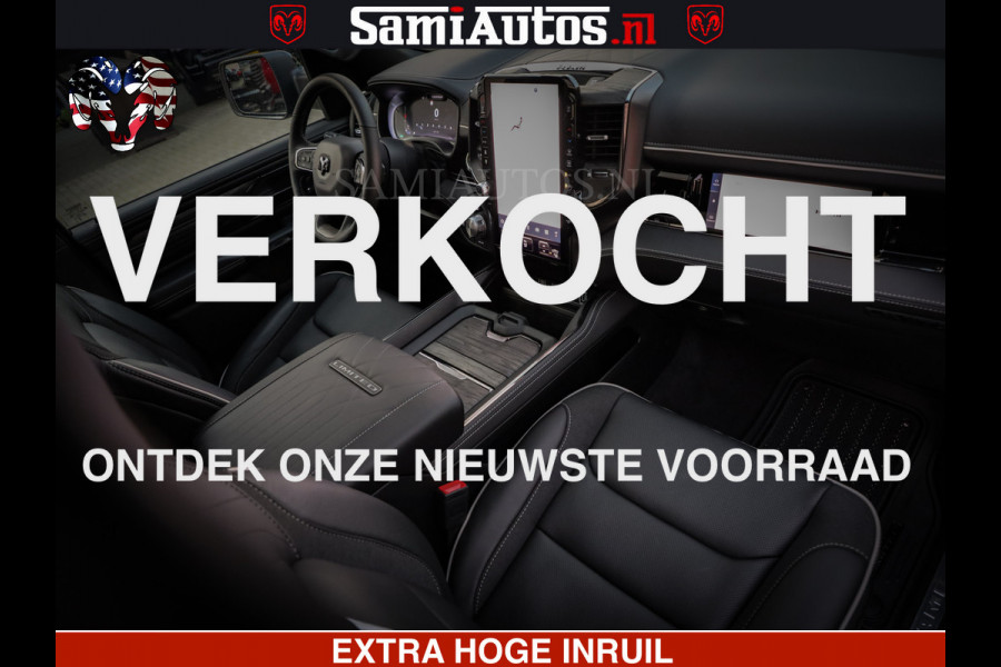 Dodge Ram 1500 Limited Night High Output 540HP 706Nm | Massage + Full Option | De Meest Luxe en Volle Pick-Up in zijn Klasse | Comfortabele Dubbele Cabine met Royale 5 Zitplaatsen | BPM vrij | Nu Leverbaar uit Voorraad | Voorraad Nr 2320 - 5138