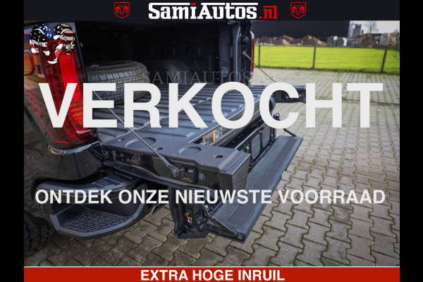 GMC Sierra AT4 6.2 V8 4X4 | VIRTUAL COCKPIT | LPG | HUD | BOM VOL | DC | RAM DEALER NEDERLAND | Dubbele Cabine met Royale 5 Zitplaatsen | BPM vrij | Nu Leverbaar uit Voorraad | Voorraad Nr 248378 |