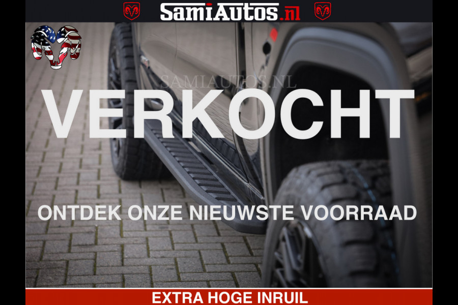 GMC Sierra AT4 6.2 V8 4X4 | VIRTUAL COCKPIT | LPG | HUD | BOM VOL | DC | RAM DEALER NEDERLAND | Dubbele Cabine met Royale 5 Zitplaatsen | BPM vrij | Nu Leverbaar uit Voorraad | Voorraad Nr 248378 |