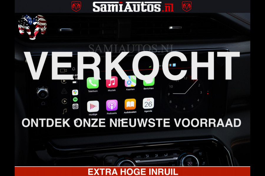 GMC Sierra AT4 6.2 V8 4X4 | VIRTUAL COCKPIT | LPG | HUD | BOM VOL | DC | RAM DEALER NEDERLAND | Dubbele Cabine met Royale 5 Zitplaatsen | BPM vrij | Nu Leverbaar uit Voorraad | Voorraad Nr 248378 |