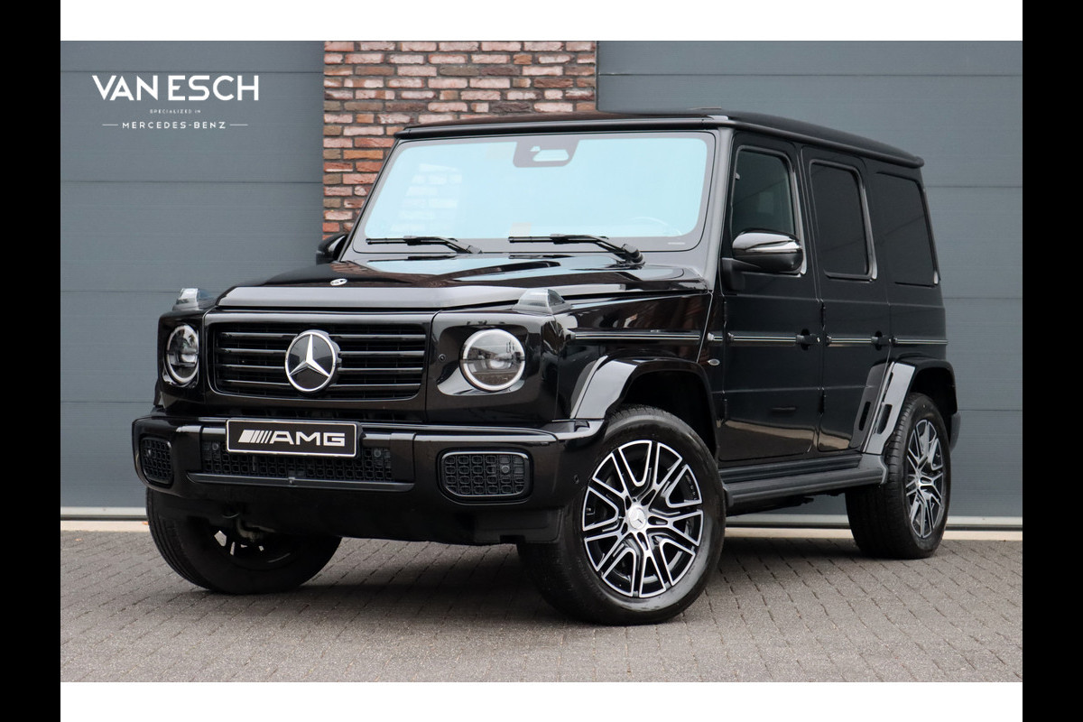 Mercedes-Benz G-Klasse 580 EQ Exclusive AMG Line 116 kWh | Techniekpakket | Winterpakket | Distronic | Burmester | Keyless Go | Schuifdak | Verwarmd Stuurwiel | Exclusief Leder |