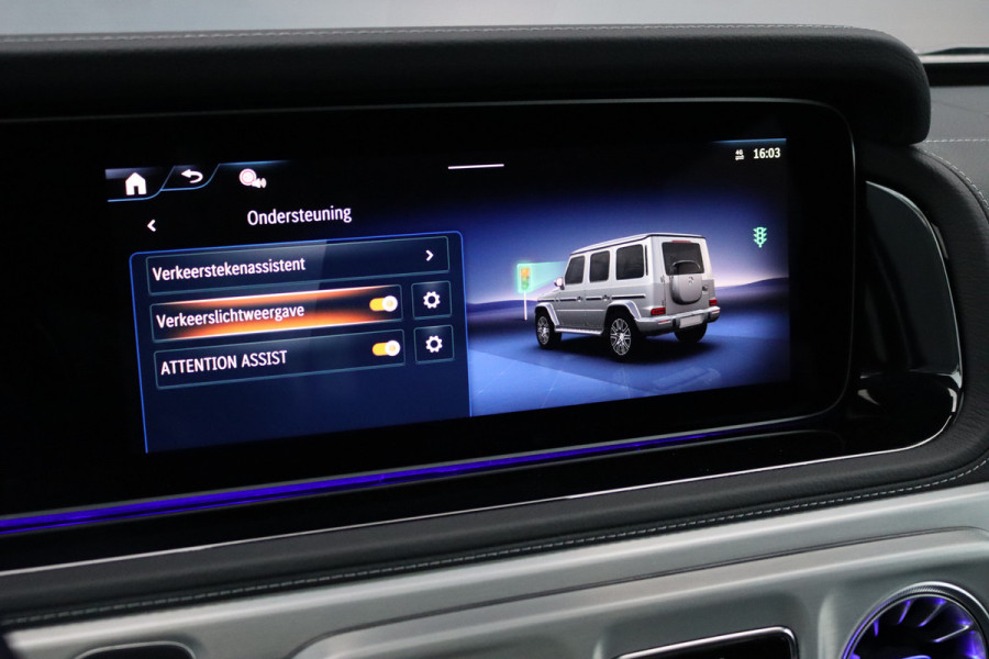 Mercedes-Benz G-Klasse 580 EQ Exclusive AMG Line 116 kWh | Techniekpakket | Winterpakket | Distronic | Burmester | Keyless Go | Schuifdak | Verwarmd Stuurwiel | Exclusief Leder |