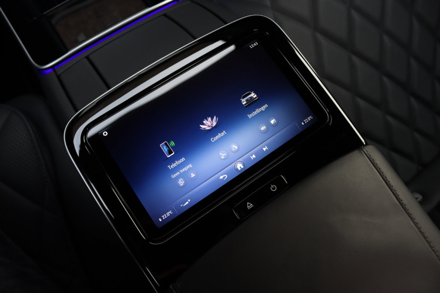 Mercedes-Benz S-Klasse 580 e 4MATIC Lang AMG Line | Airmatic | Achterasbesturing | Chauffeurspakket | MBUX Tablet | Distronic+ | Memory | Stoelventilatie V+A | Burmester | Soft-Close | Digital Light | Vlakkenverwarming | HUD |
