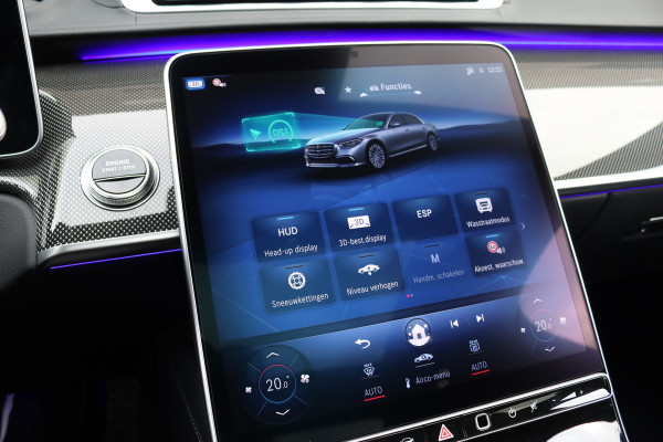 Mercedes-Benz S-Klasse 580 e 4MATIC Lang AMG Line | Airmatic | Achterasbesturing | Chauffeurspakket | MBUX Tablet | Distronic+ | Memory | Stoelventilatie V+A | Burmester | Soft-Close | Digital Light | Vlakkenverwarming | HUD |