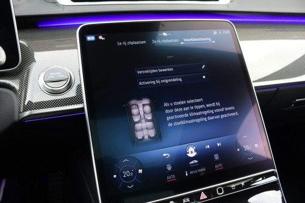 Mercedes-Benz S-Klasse 580 e 4MATIC Lang AMG Line | Airmatic | Achterasbesturing | Chauffeurspakket | MBUX Tablet | Distronic+ | Memory | Stoelventilatie V+A | Burmester | Soft-Close | Digital Light | Vlakkenverwarming | HUD |